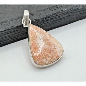 Picture Jasper .925 Sunstone Pendant 2"